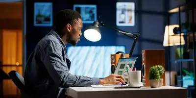 Startup owner working late on cash flow planning – Nairobi, Kenya – Zidika Consulting