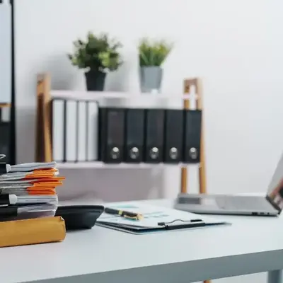 Office file shelf with bookkeeping documents in Nairobi – Zidika Consulting