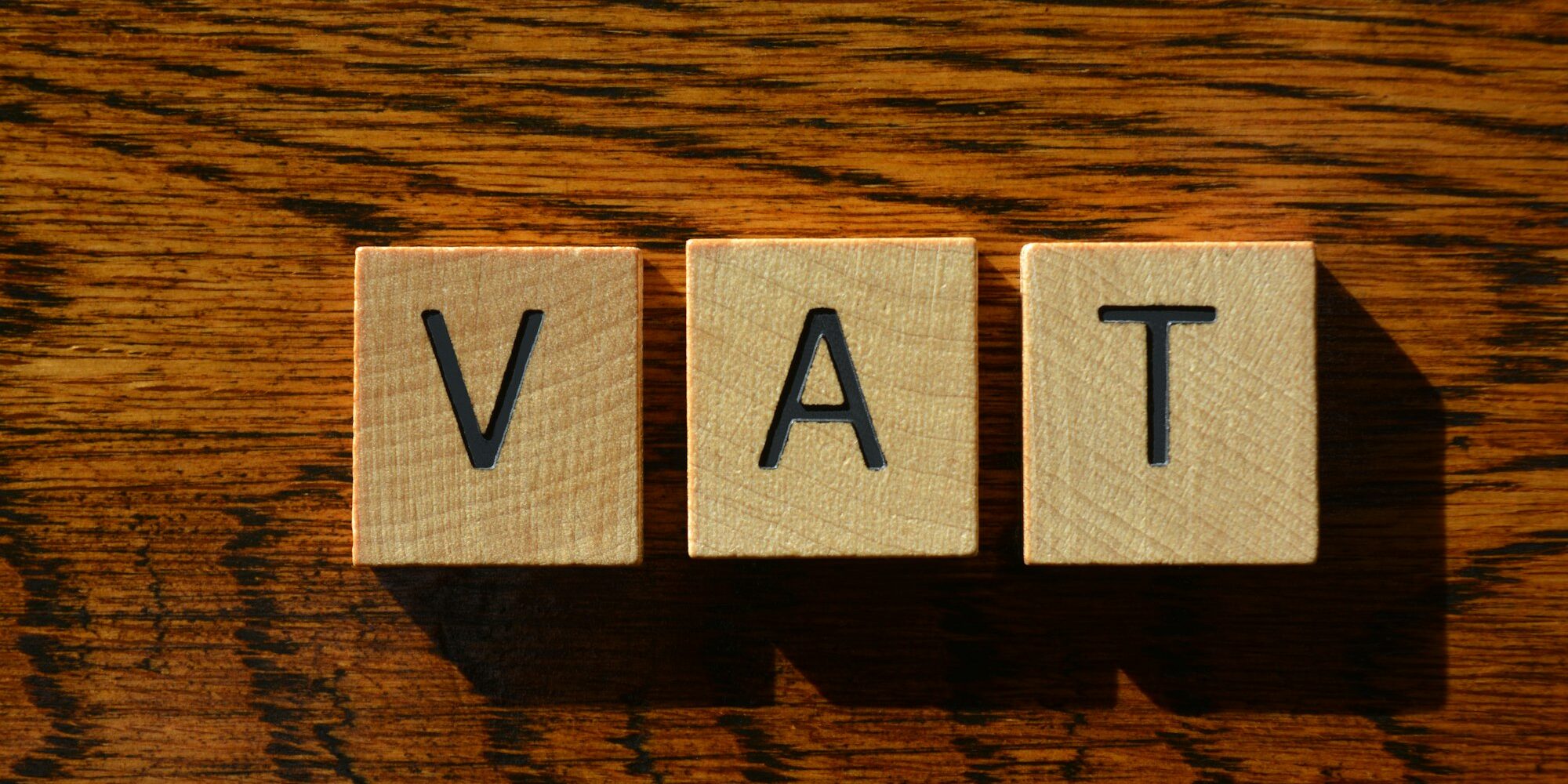 VAT acronym as banner headline